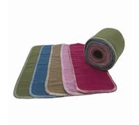 BEECO GIF2U Serviettes en papier réutilisables pour toilettes 20 rouleaux, Lingettes lavables en coton pour bidet, 2 épaisseurs super douces et absorbantes, Lingettes sans papier zéro déchet (5