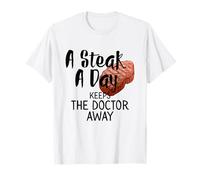 Beef Farmer Home Cook a Steak a Day Keep The Doctor Away T-Shirt