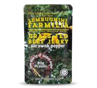 Beef Jerky Halal Bœuf Australien Grass-Fed - Sarawak Pepper - Viande séchée épicée - Snack protéiné - Sachet 50 g