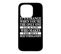 Beef Stroganoff Apparel | Incroyable Design drôle pour Les Amateurs de bœuf Coque pour iPhone 15 Pro