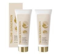 Beef Tallow Crème bio 100 g - Protection UV - Hydration - Crème hydratante pour le visage et le corps - Baume naturel VE Tallow - Graisse de bœuf - Crème hydratante pour le visage et le corps (2