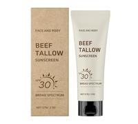 Beef Tallow Lotions, Skin Moisturizing Tallow Sunscreen Sun Protections, 2.17x1.5x5.24 inches Adorable Nourishing Sun Lotion, Face Daily for Wife, Mother