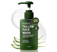 Beef Tallow Nettoyant Visage - Greenbliss Nettoyant Visage Hydratant Au Suif De Boeuf Nourri à L'Herbe, Soin De La Peau, Soin Pour Femme, Nettoyant Doux Au Suif, Exfoliant Visage, 150 ml / 5 fl oz