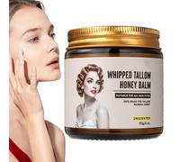 Beef Tallow Skin Balm - Whipped Grass Fed Moisturizing, Cream Natural Hydration Formula for Daily Use Deep Nourishing Repair for Dry Damaged Skin Face Neck Arm Body Care Soothing Skincare