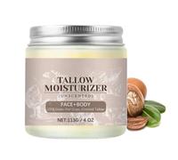 Beef Tallow Skin Care,Suif de Boeuf Bio Baume de Suif de Bœuf au Miel,Crème Hydratante Naturelle,Profonde Nourrissante et Hydratation Crème pour le Visage et le Corps 113 G (1)