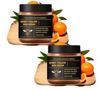 Beef Tallow Skincare Baume au miel de bœuf, crème hydratante au miel naturel et à la cire d'abeille, 100 % biologique, soin nourrissant en profondeur pour le visage et le corps (2)