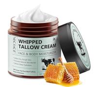 Beef Tallow Skincare - Baume Tallow Creme bio - Baume de bœuf au miel brut - Crème hydratante pour une peau douce et lisse - 120 g