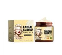 Beef Tallow Skincare, Tallow Bio for Skin Care, Tallow Cream Organic, Beef Tallow Cream, Beef Tallow Balm, Grass Fed Tallow Raw Wild Honey for Face, Body, Whipped Moisture (1PCS)