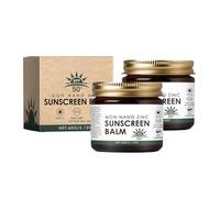 Beef Tallow Sunscreen Balm Crème solaire au suif de bœuf pour le visage et le corps, imperméable et résistant à la transpiration SPF 50 - Soin traditionnel, finition légère et non grasse (2)