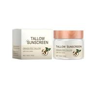 Beef Tallow Sunscreen, Instant Sun Protection, Tallow Crème Solaire, Grass-Fed Tallow, Nourishing and Moisturizing Sunscreen, Gentle Moisturizing, Light and Refreshing not Thick