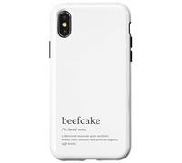 Beefcake Ours Définition Gay Drôle Queer Retro Pride Humour Coque pour iPhone X/XS