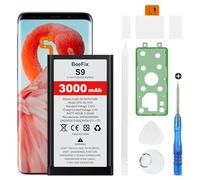 Beefix Batterie de rechange haute capacité pour Samsung Galaxy S9 SM-G960F, 3000 mAh, pour Galaxy S9 (EB-BG960ABE) avec outils de réparation professionnels