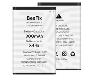 Beefix Batterie de rechange haute capacité pour Siemens Gigaset SL78H/SL780/SL785/SL788/SL400/SL400A/SL400H, 900 mAh pour Telekom A806/X656 et pièces d'origine V30145-K1310K-X444 V30145-K-K1310K-X444