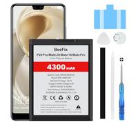 Beefix HB436486ECW Batterie Compatible avec Huawei P20 Pro/Mate 20/Mate 10/Mate 10 Pro,4300 mAh Batterie de Remplacement Li-ION polymère Haute capacité avec kit de réparation