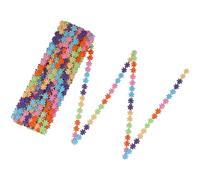 BEEFLYING 15 Yards Dentelle Colorée Bordure en Dentelle de Fleur de Marguerite Brodée Ruban Patchwork Fait Main pour Décoration Couture Bricolage