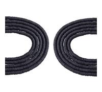 BEEFLYING 3700 Pièces de Perles Plates Rondes en Argile Polymère de 6 mm, Perles Heishi en Argile Polymère, Perles Espacées pour la Fabrication de Bracelets, Colliers et Bijoux