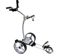 BeeGon Golf Chariot de golf électrique GT-X300R Pro Argent - Télécommande, frein moteur, batterie au lithium 20 Ah avec accessoires