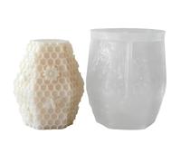 Beehive Candle Mold - 4.3 Inch Realistic Crafting | Silicone Flexible Material, 3D Honeycomb Pillar Mold For Beeswax DIY Art Projects For Kids Adults Professionals Studio Home Party Gathering