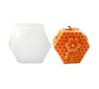 Beehive Candle Mold - Reusable Easy Release | Pillar Casting Form, Honeycomb Candle Craft Production System Tool, Detailed Beehive Pillar Wax Creation Mold Kit With Adults Beginners Professionals