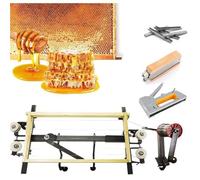 Beehive Frame Wire Tool Set pour apiculture - Pistolet à ongles manuel en acier inoxydable, tendeur de fil pour filetage de cadre de miel