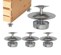 Beehive Support Feet - 4 Pieces, Hive Base Stand for StructuresOutdoor Use