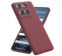 BEEJTUNY Coque Liquide Silicone pour Honor Magic8 Lite/Magic 8 Lite/X9D, Housse Protection [Anti-Rayures, Anti-Empreintes, Anti-Choc], Coque Bumper Souple et Mince Étui. Red