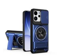 BEEJTUNY Coque pour Oppo Reno15 F 5G/Reno15 FS/Reno15 5G, Housse avec Support, Kickstand Case avec Anneau Rotatif 360°, Étui de Protection Robuste et Antichoc. Bleu