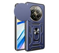BEEJTUNY Coque pour Realme 12 Pro/Realme 12 Pro+ Plus avec Anneau 360°, Coque de Protection avec Cache Objectif, Étui de Protection Antichoc avec Support Magnétique. Bleu