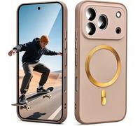 BEEJTUNY Coque pour Realme 16 Pro Plus 5G, Étui avec Anneau Métallique Intégré Compatible avec Accessoires Magnétiques, Case Compatible Recharge sans Fil. Poudre