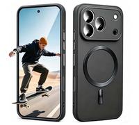 BEEJTUNY Coque pour Realme 16 Pro Plus 5G, Étui avec Anneau Métallique Intégré Compatible avec Accessoires Magnétiques, Case Compatible Recharge sans Fil.Noir