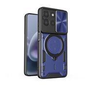 BEEJTUNY Coque pour Vivo Y03 4G/Vivo Y18 4G/Vivo Y28s 5G avec Anneau Housse, Coque Magnétique avec Protection Caméra, Étui Antichoc avec Support Rotatif 360°. Bleu