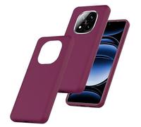 BEEJTUNY Coque Silicone pour Xiaomi Redmi Note 14 Pro+ Plus 5G, Housse Protection Silicone Liquide Case, Anti-Empreintes, Indécolorable, Simple Étui Bumper. Red
