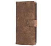 BEEJTUNY Étui Cuir pour Blackview Shark 9 5G, Coque Antichoc avec Protection RFID, Coque à Fermeture Magnétique, Housse de Protection TPU Intégrée.Brun
