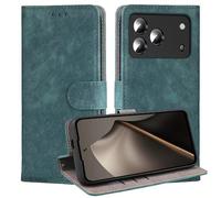 BEEJTUNY Étui Cuir pour Blackview Wave 7C, Coque Antichoc avec Protection RFID, Coque à Fermeture Magnétique, Housse de Protection TPU Intégrée.Vert