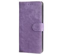 BEEJTUNY Étui Cuir pour Cubot A10, Coque Antichoc avec Protection RFID, Coque à Fermeture Magnétique, Housse de Protection TPU Intégrée.Violet