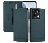 BEEJTUNY Étui en Cuir pour TCL 70 NxtPaper, Coque à Rabat avec Blocage RFID, Magnétiqu Puissant, Housse Portefeuille Antichoc pour la Peau. Vert foncé