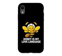 Beekeeper Apiarist Honey is My Love Language Coque pour iPhone XR