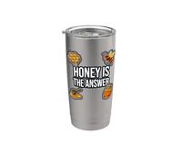 Beekeeper Apiarist Honey Is The Answer Gobelet isotherme en acier inoxydable double paroi
