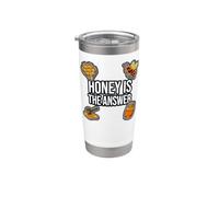 Beekeeper Apiarist Honey Is The Answer Gobelet isotherme en acier inoxydable double paroi