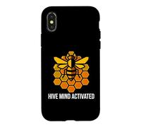Beekeeper Apiary Honeycomb Hive Mind Activated Coque pour iPhone X/XS