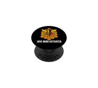 Beekeeper Apiary Honeycomb Hive Mind Activated PopSockets PopGrip Adhésif