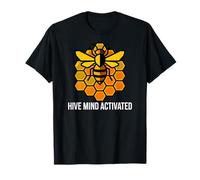 Beekeeper Apiary Honeycomb Hive Mind Activated T-Shirt
