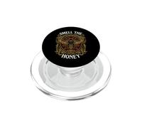 Beekeeper Smell The Honey Vintage Bee Apiary Graphic PopSockets PopGrip pour MagSafe