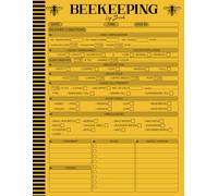 beekeeping log book | Beekeeping Tracking Journal and Beehive Inspection notebook and maintenance logbook for Beekeepers | Honey Bee Farming Tracker: 112 Pages | 8.5" x 11" inches.