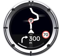 Beeline Moto II Classic, système de navigation Argent Argent