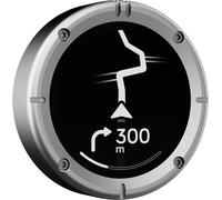 Beeline Moto II Metal, système de navigation Argent Argent