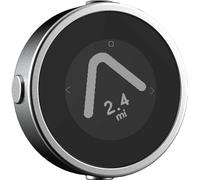Beeline Ordinateur GPS pour moto - Argenté - Planification d'itinéraire mondiale - Résistant aux intempéries - Chargement USB - GPS pour moto et scooter avec sangle de fixation