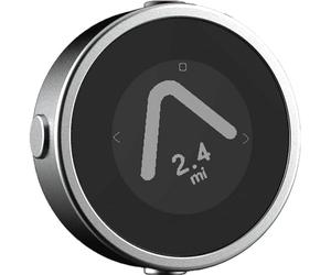 Beeline Ordinateur GPS pour moto - Argenté - Planification d'itinéraire mondiale - Résistant aux intempéries - Chargement USB - GPS pour moto et scooter avec sangle de fixation