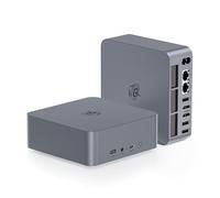 Beelink EQR5 Mini PC AMD Ryzen 5 5500U (6C/12T, jusqu'à 4,0 GHz), 16Go DDR4/500Go SSD, WiFi 6/BT 5.2, Double LAN Gigabit, 4K Dual Display (HDMI*2), Auto Power on/WOL, pour Bureautique