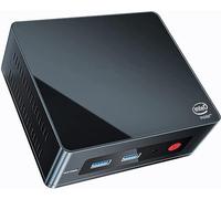 Beelink GK Mini PC avec Windows 11 Pro Quad Core J5005 2x HDMI Ultra HD 4K RAM 8 Go DDR4 SSD M.2 128 Go, fente SATA3 2.5" pour disque dur/SSD supplémentaire, Wi-Fi 5 AC, Gigabit Ethernet